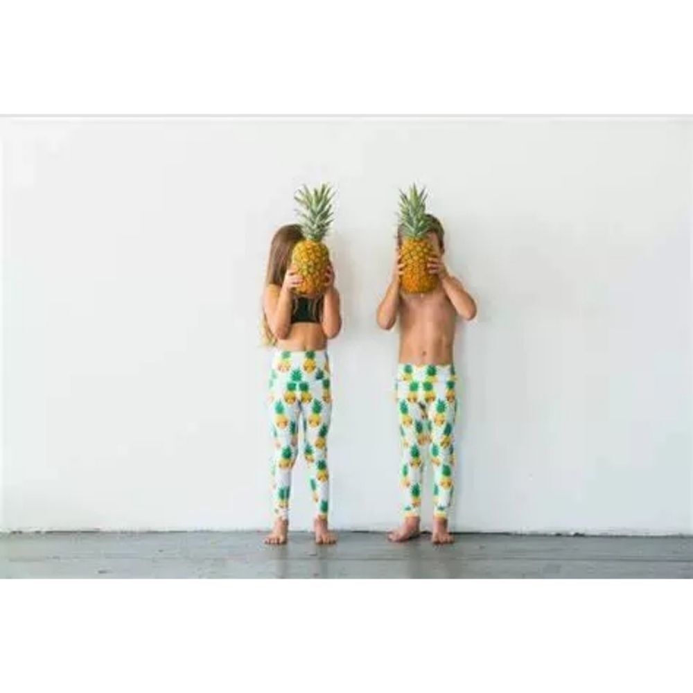 Flexi Lexi Fitness Kids Mini Pineapple Leggings/Yo